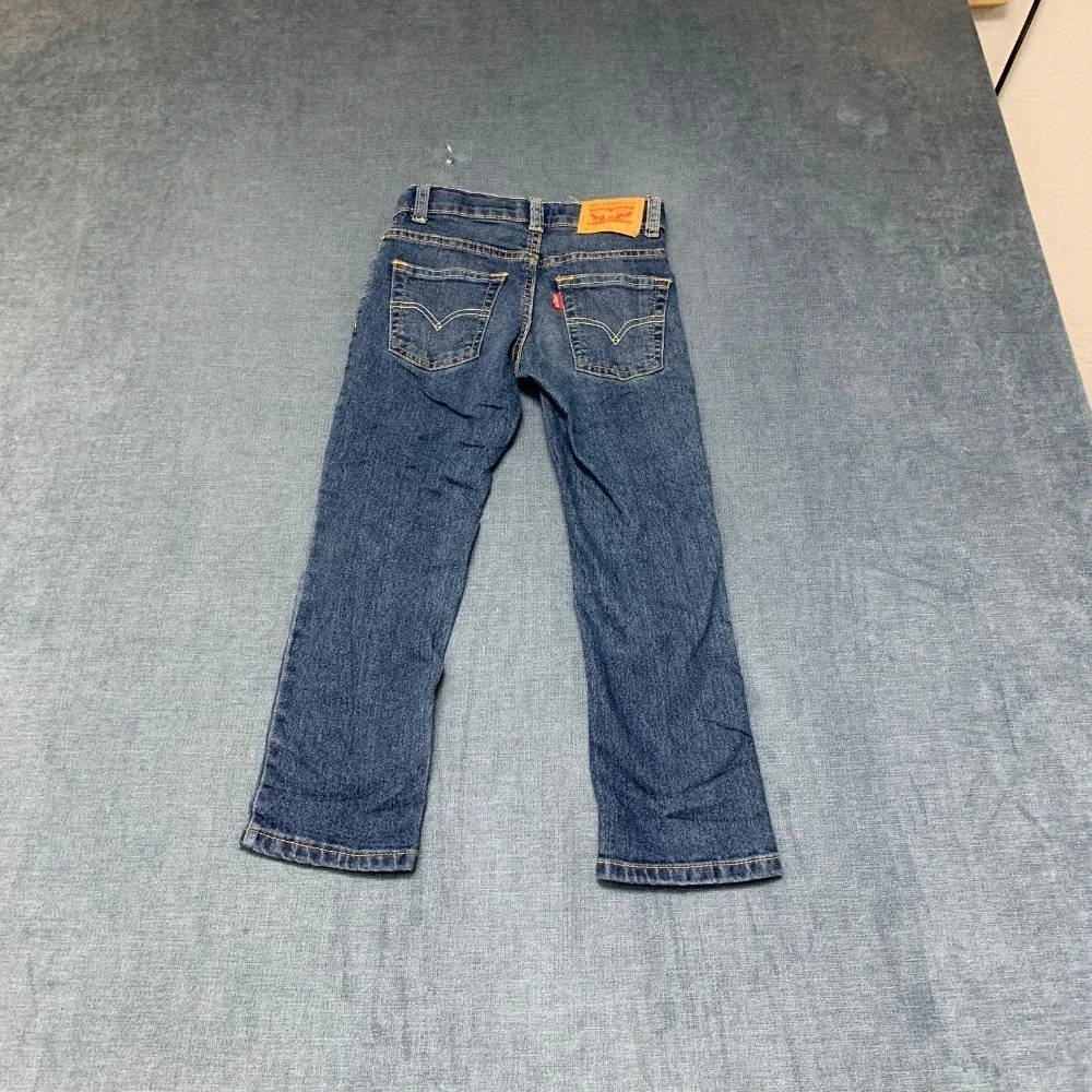 Levi's 511 Slim Fit Jeans Boys 6 Blue Denim Cotton Stretch Casual Straight Leg